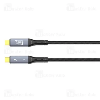 کابل Type C به Type C الدینیو LDNIO TC11c طول 1 متر توان 240 وات - تصویر 5