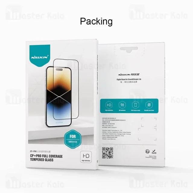 گلس تمام صفحه تمام چسب Samsung Galaxy A14 5G / A14 Nillkin CP+ Pro - تصویر 8