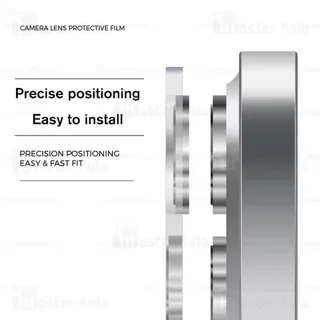 محافظ لنز فلزی دوربین شیائومی Xiaomi Poco M6 Pro 5G / Redmi Note 12R 5G Lens Shield - تصویر 5