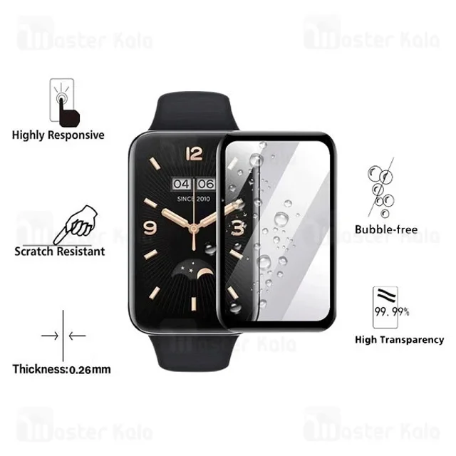 محافظ صفحه ساعت هوشمند شیائومی Xiaomi Mi Band 7 Pro PMMA TPU Screen Protector - تصویر 2