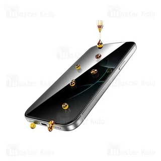 گلس حریم شخصی تمام صفحه تمام چسب آیفون گرین لاین Apple iPhone 17 Pro Green Lion 9H Steve - تصویر 3