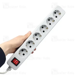 چند راهی برق پارت الکتریک Part Electric PE657 طول 1.8 متر - تصویر 3