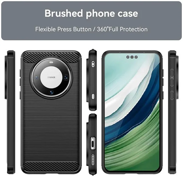 قاب فیبر کربنی Huawei Mate 60 Pro / Mate 60 Pro Plus Rugged Armor Fiber Carbon - تصویر 5