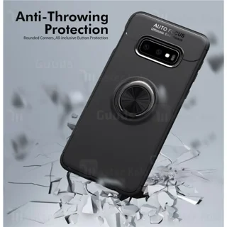 قاب ژله ای طرح چرم انگشتی سامسونگ Samsung Galaxy S10e AutoFocus Magnetic Ring - تصویر 7