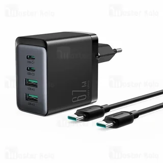 شارژر دیواری جویروم Joyroom JR-TCG02 Gan توان 67 وات همراه با کابل - تصویر 2
