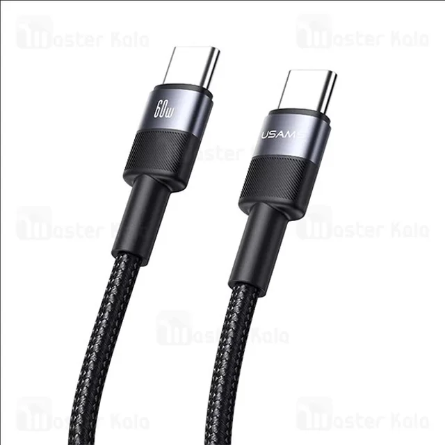 کابل Type C به Type C یوسمز Usams SJ724 طول 1.2 متر توان 60 وات - تصویر 3