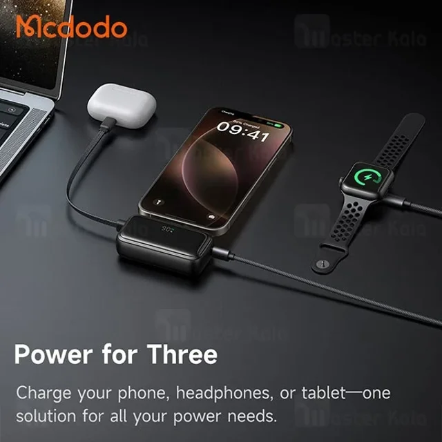 پاوربانک 5000 مک دودو Mcdodo MC-7760 توان 22.5 وات همراه با کانکتور Type-C - تصویر 6