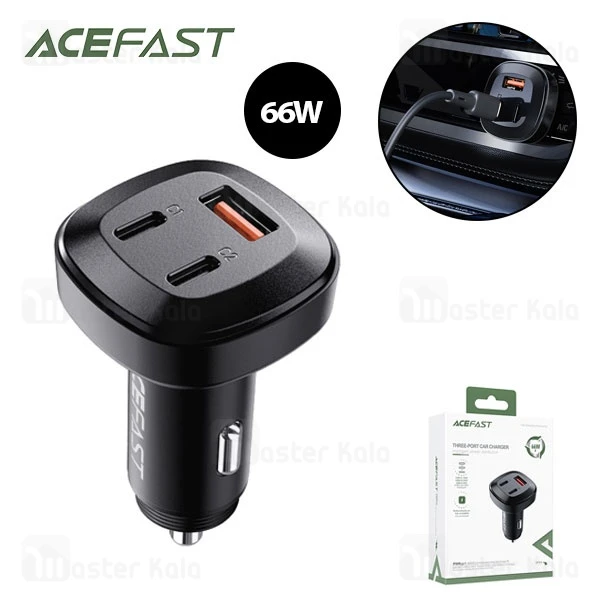 شارژر فندکی ایس فست ACEFAST B3 توان 66 وات