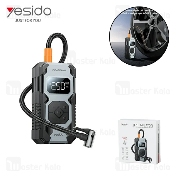 کمپرسور باد یسیدو Yesido VC12 همراه با چراغ قوه