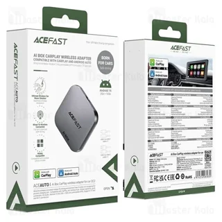 دانگل وایرلس اپل کارپلی و اندروید اتو ایس فست ACEFAST QC2 - تصویر 8