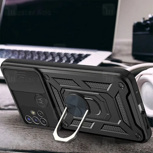 گارد محافظ ضد ضربه انگشتی Motorola Moto G20 / G30 SHUNIJA Case دارای محافظ دوربین - تصویر 2