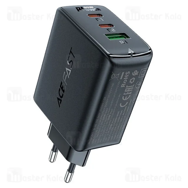 شارژر دیواری ایس فست ACEFAST A41 PD65W GaN Fast Charger توان 65 وات - تصویر 2