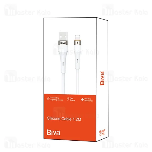 کابل لایتنینگ بیوا Biva C-21L طول 1.2 متر توان 15 وات - تصویر 3