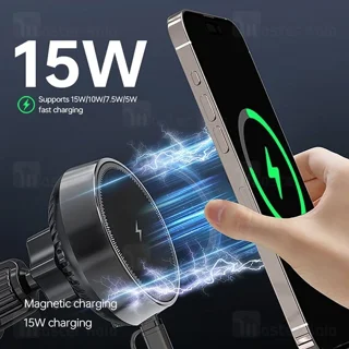 هولدر و شارژ وایرلس دریچه کولری هوشمند بیوا Biva WLC-18 توان 15 وات - تصویر 5