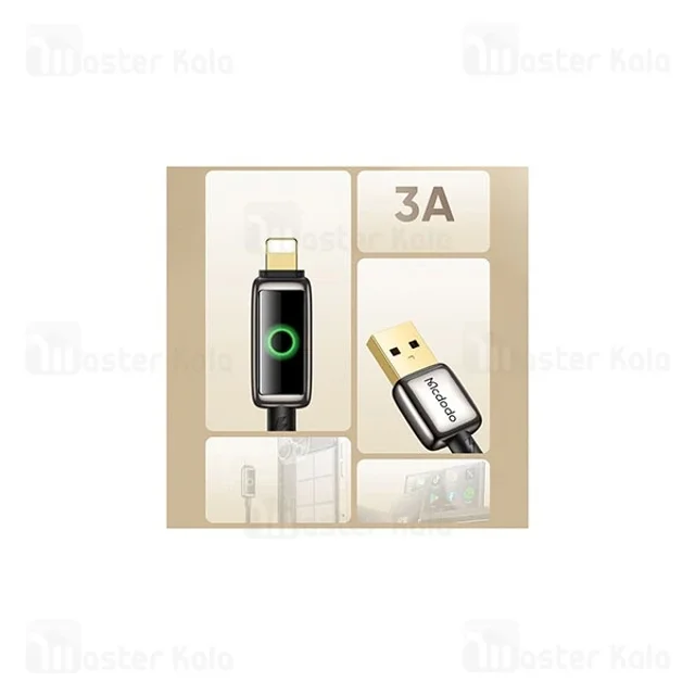 کابل لایتنینگ مک دودو Mcdodo CA-6590 طول 1.2 متر توان 36 وات - تصویر 4