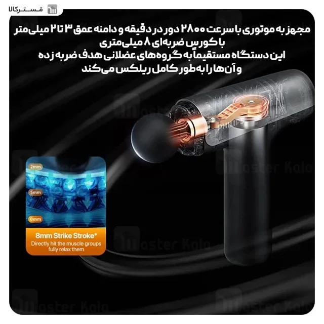 ماساژور تفنگی فیلیپس Philips PPM7325 / PPM3205G - تصویر 4