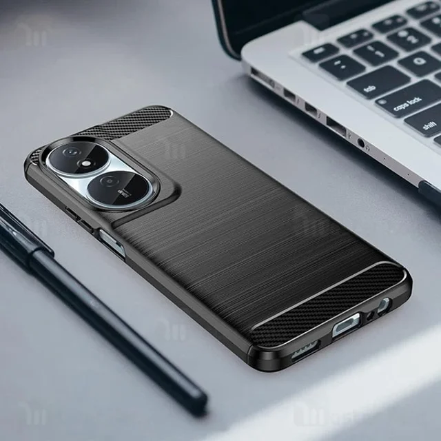 قاب فیبر کربنی هانر Honor X7b / Play 50 Plus Rugged Armor Fiber Carbon - تصویر 3