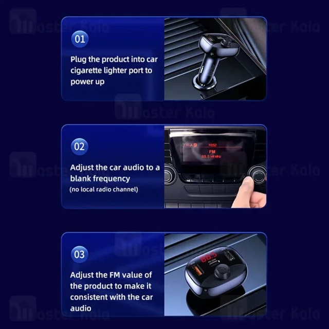 شارژر فندکی و پخش کننده بلوتوث بیوا Biva BM-01 - تصویر 5