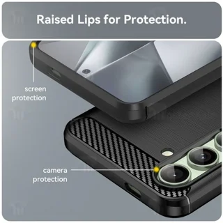 قاب فیبر کربنی سامسونگ Samsung Galaxy S24 FE Rugged Armor Fiber Carbon - تصویر 8