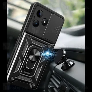 گارد محافظ ضد ضربه انگشتی Realme C51 SHUNIJA Case دارای محافظ دوربین - تصویر 4