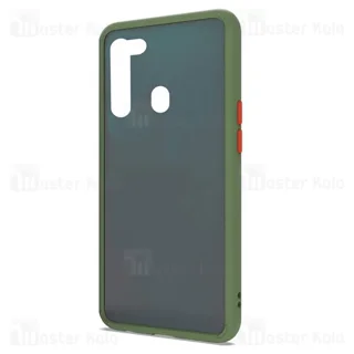 قاب مات سامسونگ Samsung Galaxy A21 Transparent Hybrid Matte Case - تصویر 4