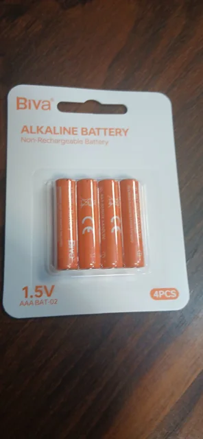 پک 4 تایی باتری نیم قلمی بیوا Biva BAT-02 Alkaline Battery - تصویر 5