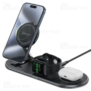 استند و شارژر وایرلس چند کاره مگ سیف ایس فست ACEFAST E19 Qi2 با قابلیت شارژ اپل واچ - تصویر 5