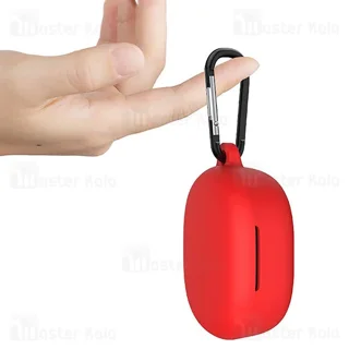 کاور محافظ سیلیکونی هندزفری شیائومی Xiaomi Redmi Buds 4 Lite دارای قلاب آویز - تصویر 2