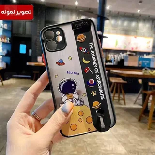 قاب فانتزی دستگیره دار آیفون Apple iPhone 13 Pro طرح فضانورد - تصویر 3