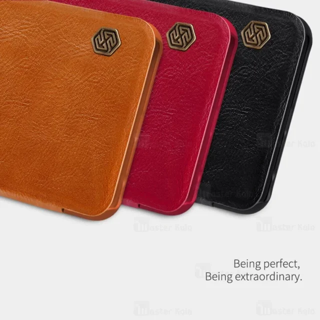 کیف چرمی نیلکین سامسونگ Samsung Galaxy A72 / A72 5G Nillkin Qin Leather Case - تصویر 2