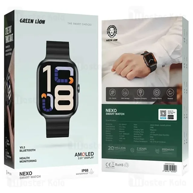 ساعت هوشمند گرین لاین Green Lion Nexo GNNEXOSWBK - تصویر 5