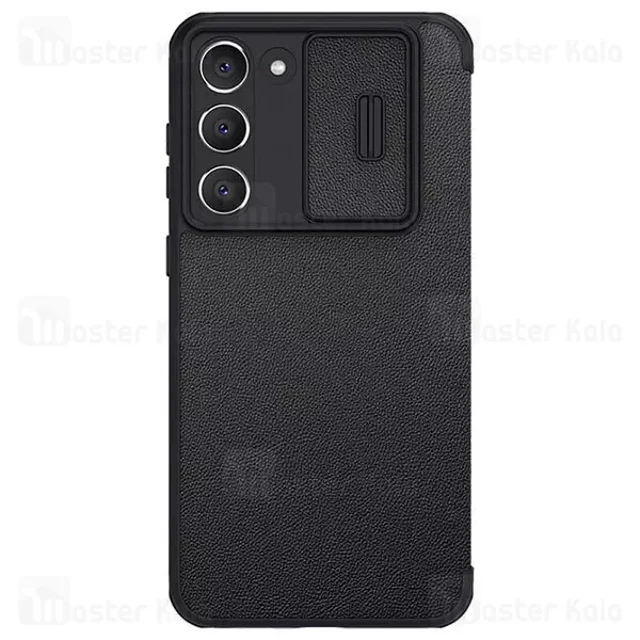 کیف چرمی نیلکین Samsung S23 Plus Nillkin Qin Pro Leather Case دارای محافظ دوربین - تصویر 4
