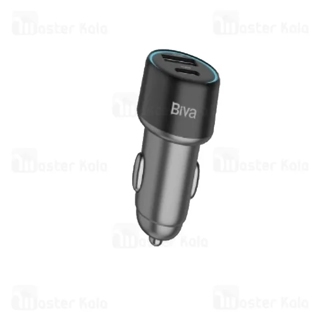 شارژر فندکی بیوا Biva CC-38 USB QC3.0 PD25W Car Charger توان 25 وات - تصویر 2