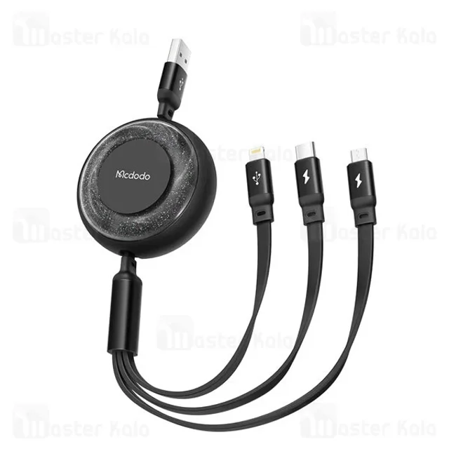 کابل سه سر مک دودو Mcdodo CA-3570 توان 15 وات و طول 1.2متر - تصویر 2