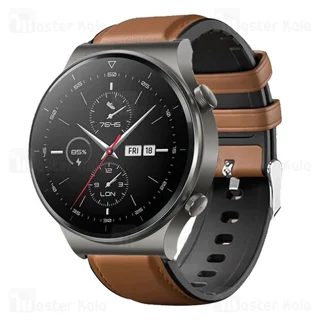 بند چرمی ساعت هوشمند هواوی Huawei Watch GT2 / GT2 Pro Leather Strap - تصویر 4