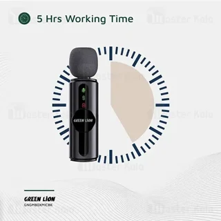 میکروفون بی سیم گرین لاین Green Lion GM-80X GNGM80XMICBK - تصویر 4