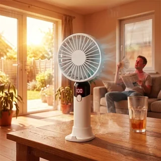 پنکه دستی و رومیزی پرودو Porodo Lifestyle Chillo Air PDLFSTZH13BK - تصویر 4