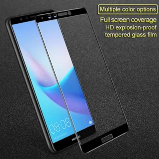 محافظ صفحه شیشه ای تمام صفحه تمام چسب مارک TT هواوی Huawei Y9 2018 /Enjoy 8 Plus - تصویر 6