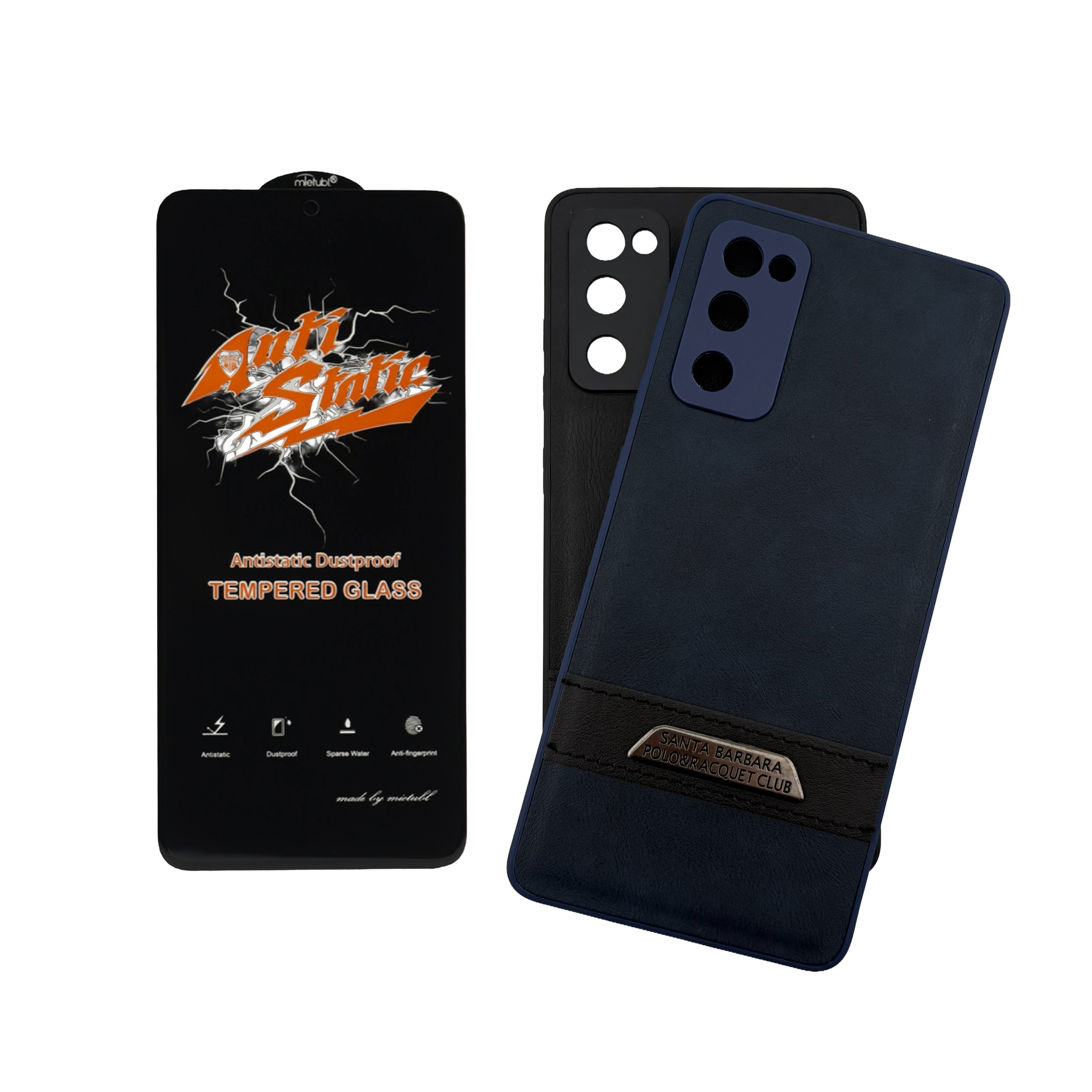 قاب چرمی سامسونگ گلکسی S20 FE به همراه گلس رایگان