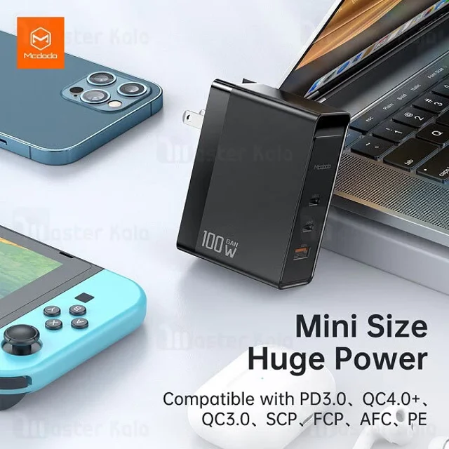شارژر دیواری مک دودو Mcdodo CH-8105 Pro توان 100 وات - تصویر 3