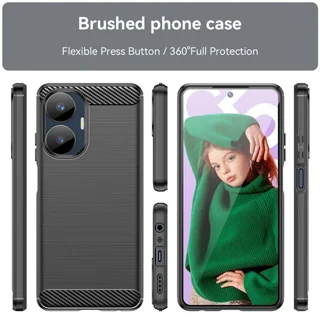 قاب فیبر کربنی ریلمی Realme C55 Rugged Armor Fiber Carbon - تصویر 4
