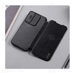 کیف چرمی نیلکین سامسونگ Samsung Galaxy S25 Edge Nillkin Qin Pro Leather Case دارای محافظ - تصویر 4