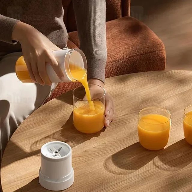 مخلوط کن قابل حمل شارژی شیائومی Xiaomi Mijia Portable Juicer Cup 2 MJZZB02PL ظرفیت 300 - تصویر 5