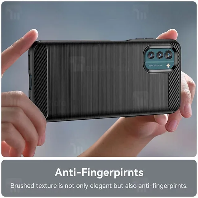 قاب فیبر کربنی نوکیا Nokia G21 / G11 Rugged Armor Fiber Carbon - تصویر 3