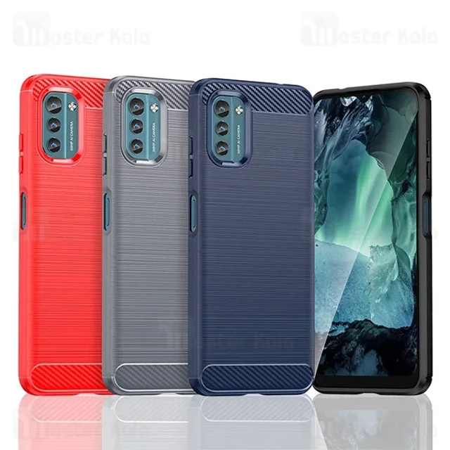 قاب فیبر کربنی نوکیا Nokia G21 / G11 Rugged Armor Fiber Carbon - تصویر 2
