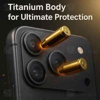 محافظ لنز فلزی دوربین مانکی Apple iPhone 17 Pro / 17 Pro Max Monkey Camera Lens - تصویر 7