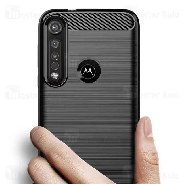 قاب فیبر کربنی موتورولا Motorola Moto G8 Plus / One Vision Plus Rugged Armor Fiber Carbon - تصویر 7