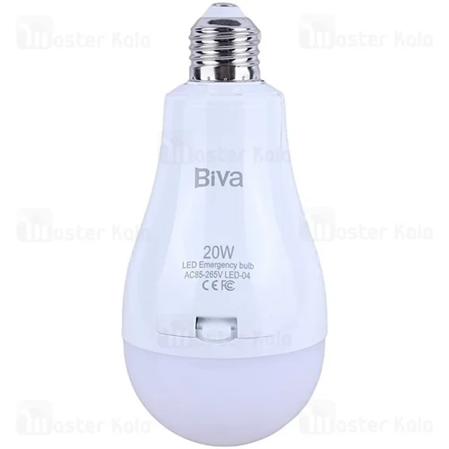 لامپ اضطراری شارژی بیوا Biva LED-04 20W Rechargable LED Light - تصویر 3