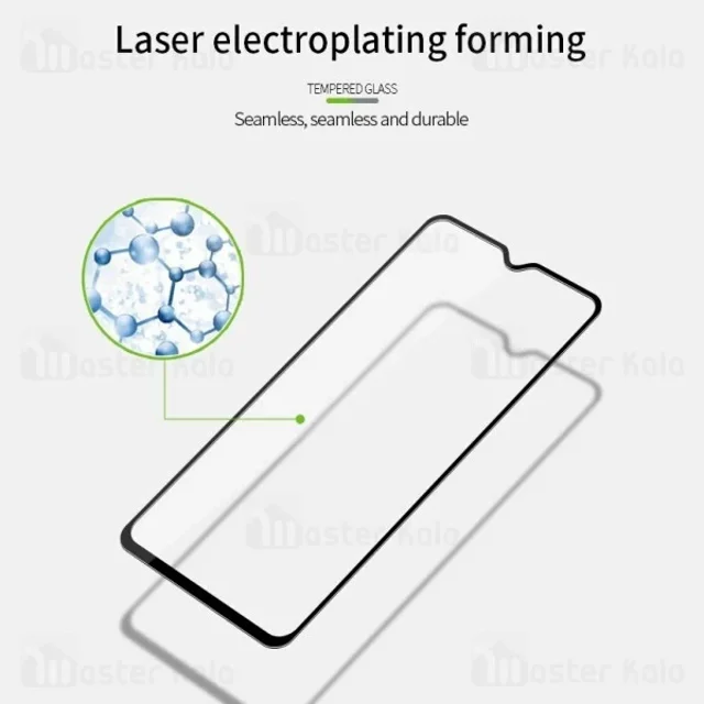 محافظ صفحه شیشه ای تمام صفحه تمام چسب Realme 5 Pro / Realme Q Glass - تصویر 2