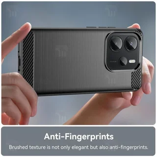 قاب فیبر کربنی شیائومی Xiaomi Redmi Note 14 5G / Poco M7 Pro 5G Rugged Armor Fiber Carbon - تصویر 6